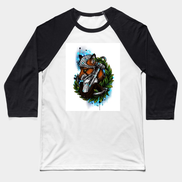 Forged by the Sea Baseball T-Shirt by DarkHorseBailey